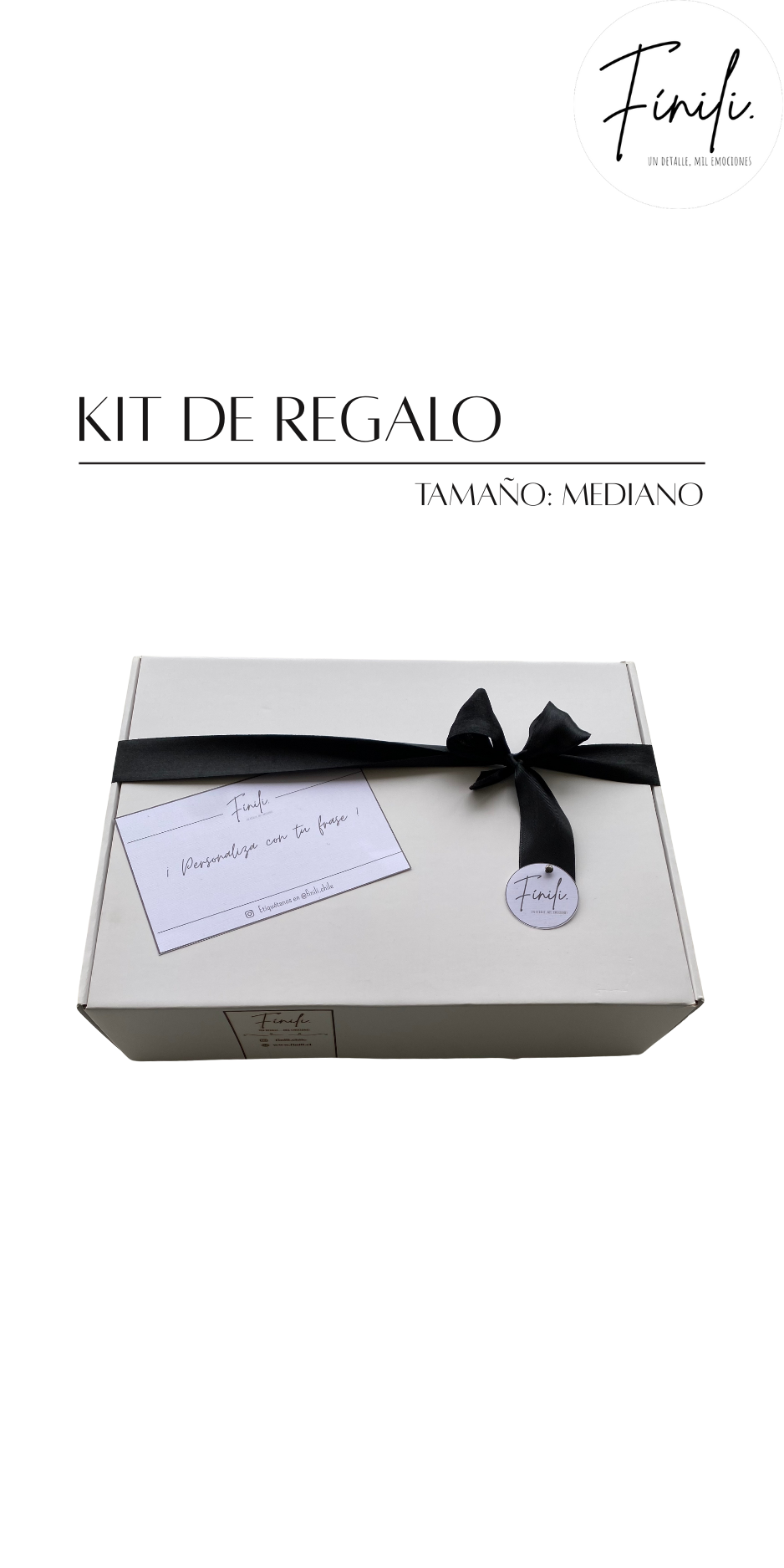 • Kit de regalo: Para 1 polerón + tarjeta personalizada •