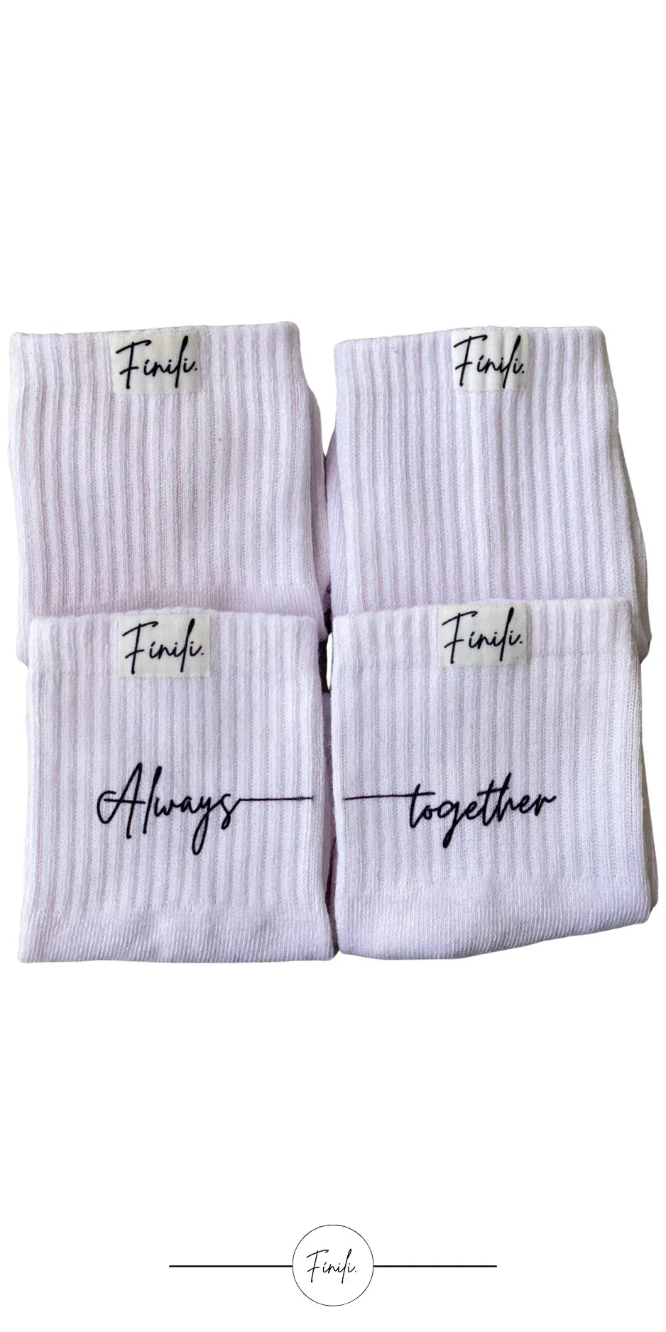 Pack calcetas ALWAYS - TOGETHER ♡ - Finili