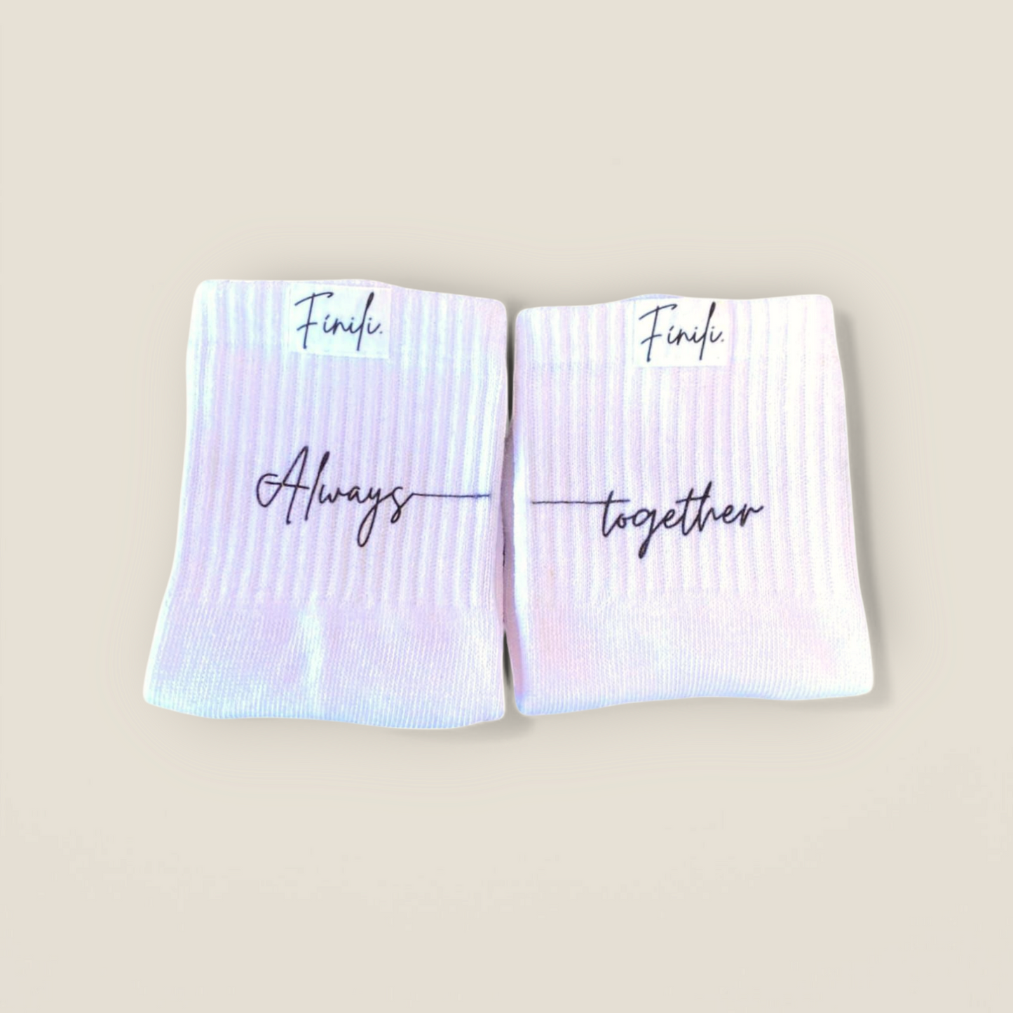 Calcetas para Parejas - Always Together (2 Pares) 🖤✨