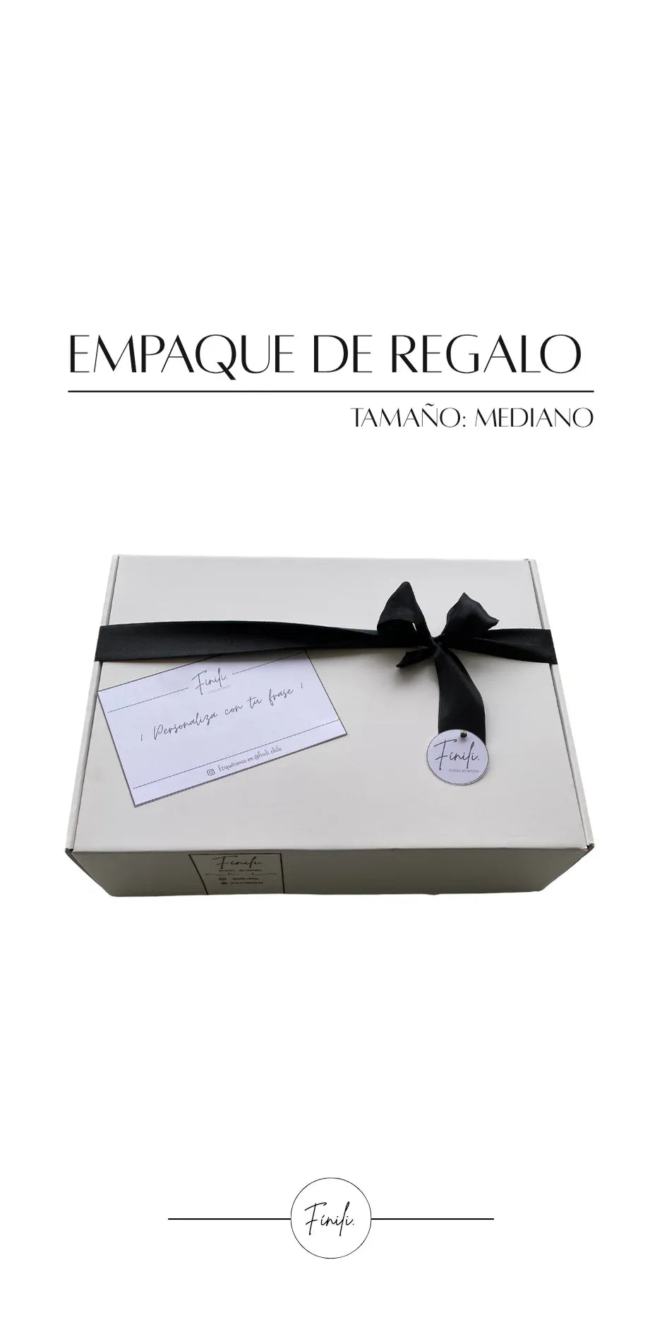 • Kit de regalo: Para 1 polerón + tarjeta personalizada • - Finili