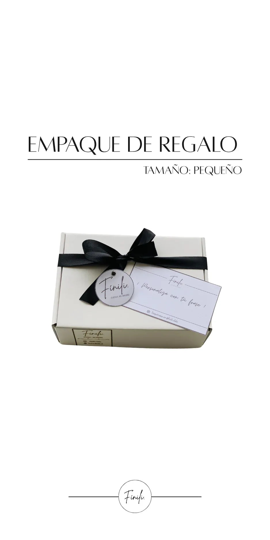 • Kit de regalo: Para calcetas + tarjeta personalizada • - Finili