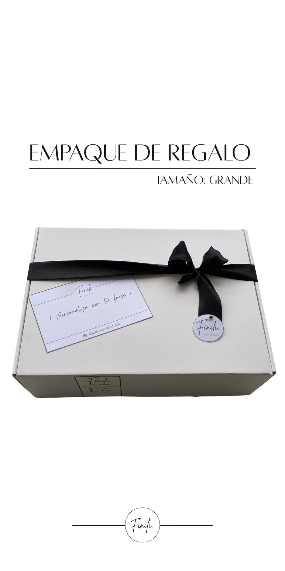 • Kit de regalo: para 2 polerones + tarjeta personalizada • - Finili