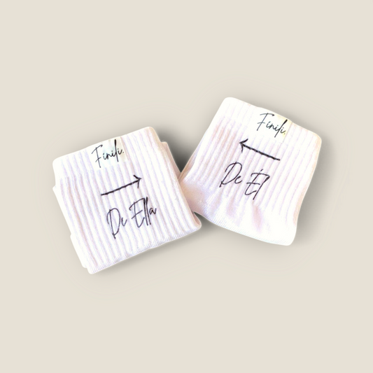 Calcetas para Parejas - De Él & De Ella (2 Pares) 💑💞