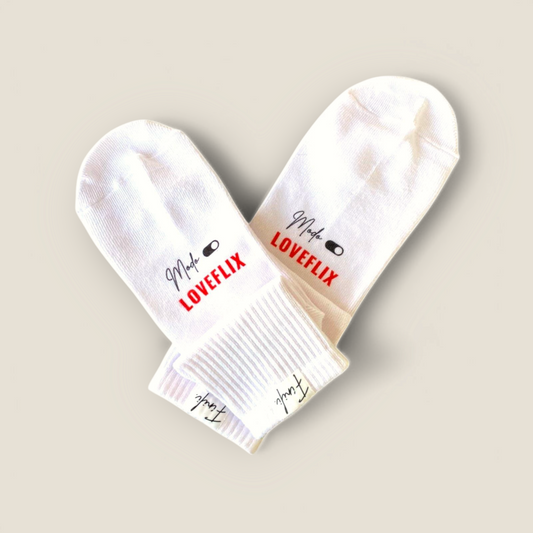 Calcetas para Parejas - Modo LOVEFLIX (2 Pares) 🎬❤️