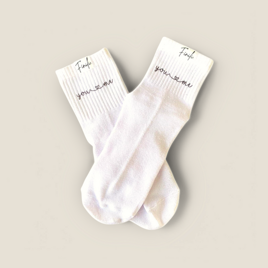 Calcetas para Parejas - You ❤️ Me (2 Pares) 💑✨